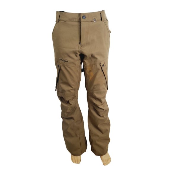 Volcom Other - Volcom Men's Khaki Straight Leg Outdoor Winter Casual Snowboarding Pants Size L
